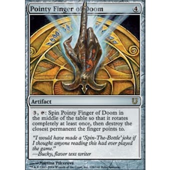 Magic the Gathering Unhinged Single Pointy Finger of Doom Foil
