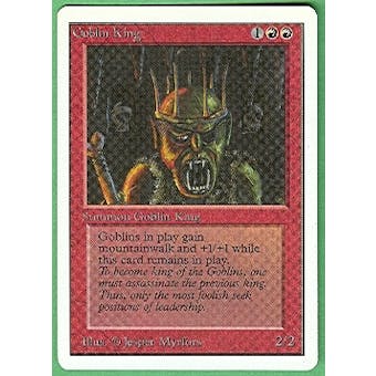 Magic the Gathering Unlimited Single Goblin King - NEAR MINT (NM)