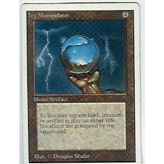 Magic the Gathering Unlimited Single Icy Manipulator - MODERATE PLAY (MP)