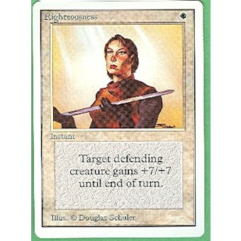Magic the Gathering Unlimited Single Righteousness - NEAR MINT (NM)