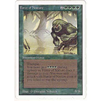 Magic the Gathering Unlimited Single Force of Nature - SLIGHT PLAY (SP) Sick Deal Pricing