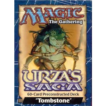 Magic the Gathering Urza's Saga Tombstone Precon Theme Deck (Reed Buy)