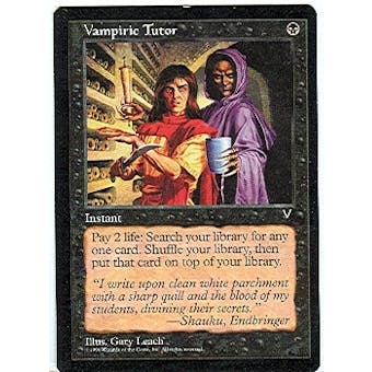 Magic the Gathering Visions Single Vampiric Tutor - SLIGHT PLAY (SP)