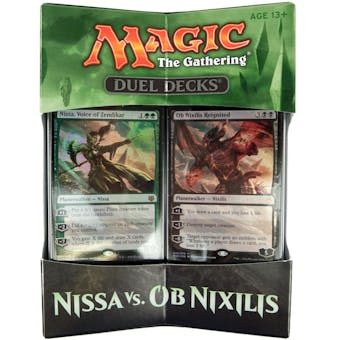 Magic the Gathering Nissa Vs. Ob Nixilis Duel Deck
