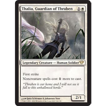 Magic the Gathering Dark Ascension Single Thalia, Guardian of Thraben - SLIGHT PLAY (SP)