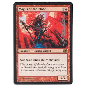 Magic the Gathering Future Sight Single Magus of the Moon ARTIST SIGNED - MODERATE PLAY