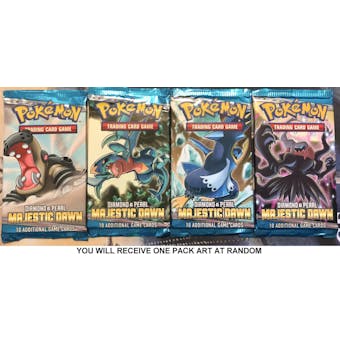 Pokemon Diamond & Pearl Majestic Dawn SINGLE Booster Pack UNSEARCHED UNWEIGHED