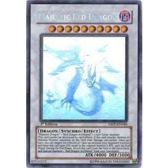 Yu-Gi-Oh Absolute Powerforce 1st Edition Majestic Red Dragon ABPF-EN040 Ghost Rare - NEAR MINT (NM)