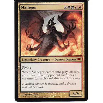 Magic the Gathering Conflux Single Malfegor Foil