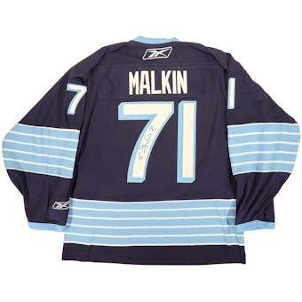 Evgeni Malkin Autographed Pittsburgh Penguins Winter Classic Hockey Jersey