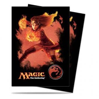 Ultra Pro Magic Red Mana Chandra Standard Sized Deck Protectors (Case of 6000 Sleeves)
