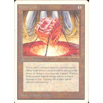 Magic the Gathering Unlimited Single Mana Vault - MODERATE PLAY (MP)