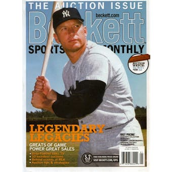 2013 Beckett Sports Card Monthly Price Guide (#334 January) (Mickey Mantle)