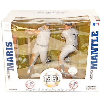 1961 N.Y. Yankees Roger Maris/Mickey Mantle Duo McFarlane Figure