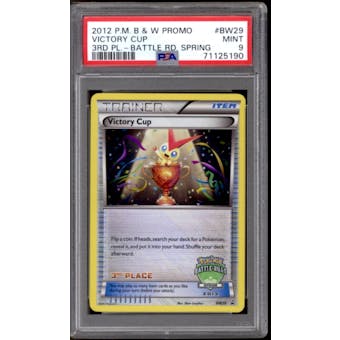 Pokemon Black & White 3rd Place Battle Road Spring Promo Victory Cup BW29 PSA 9