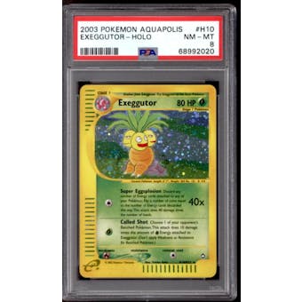 Pokemon Aquapolis Exeggutor H10/H32 PSA 8