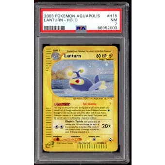 Pokemon Aquapolis Lanturn H15/H32 PSA 7