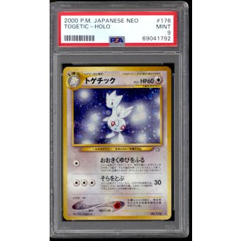 Pokemon Neo Genesis Japanese Togetic 176 PSA 9