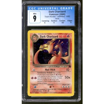 Pokemon Team Rocket Dark Charizard 4/82 CGC 9