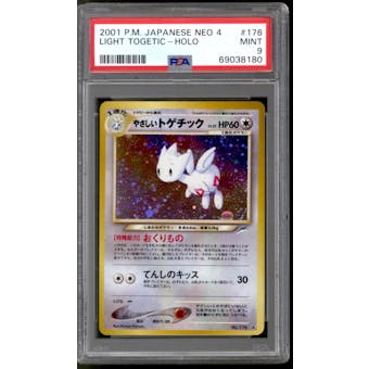 Pokemon Neo Destiny Japanese Light Togetic 176 PSA 9