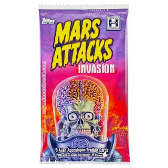 Mars Attacks Invasion Trading Cards Pack (Topps 2013)