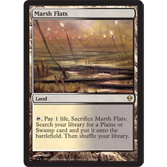 Magic the Gathering Zendikar Single Marsh Flats - SLIGHT PLAY (SP)