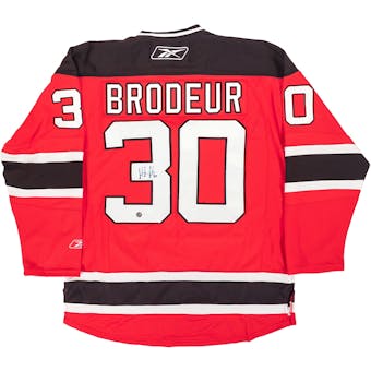 Martin Brodeur Autographed New Jersey Devils Hockey Jersey (Frozen Pond)