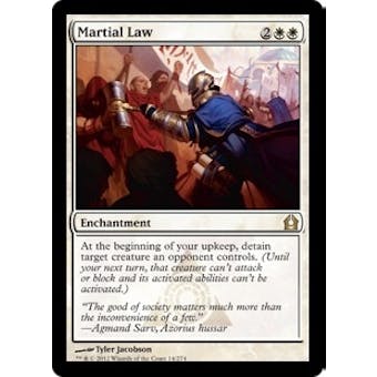 Magic the Gathering Return to Ravnica Single Martial Law - NEAR MINT (NM)