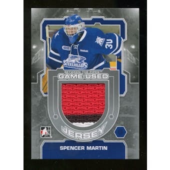 2012/13 In the Game Between The Pipes Jerseys Silver #M45 Spencer Martin /140