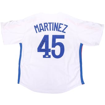 Pedro Martinez Autographed Montreal Expos Baseball Jersey (JSA)