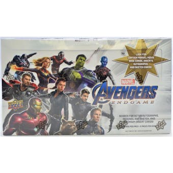 Marvel Avengers Endgame Captain Marvel Hobby Box (Upper Deck 2020)