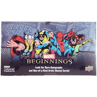 Marvel Beginnings Trading Cards Hobby Box (Upper Deck 2011)