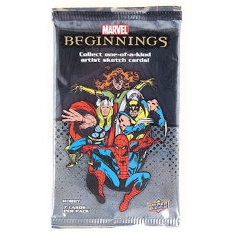 Marvel Beginnings Trading Cards Hobby Pack (Upper Deck 2011)