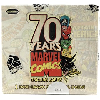 Marvel 70th Anniversary Trading Cards Box (Rittenhouse 2010)