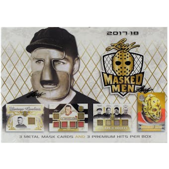 2017/18 Leaf Masked Men Hockey Hobby Box