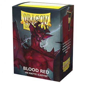 Dragon Shield Card Sleeves - Matte Blood Red (100)