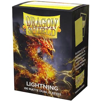Dragon Shield Card Sleeves - Dual Matte Lightning (100)