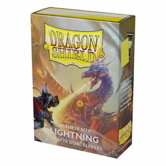 Dragon Shield Yu-Gi-Oh! Size Card Dual Sleeves - Matte Lightning (60)