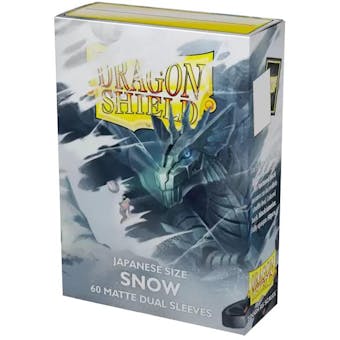 Dragon Shield Yu-Gi-Oh! Size Card Sleeves - Dual Matte Snow (60)