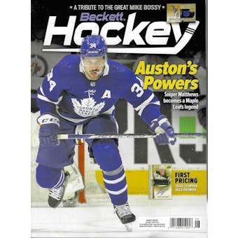 2022 Beckett Hockey Monthly Price Guide (#358 June) (Auston Matthews)