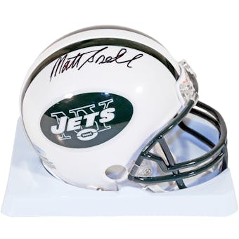 Matt Snell Autographed New York Jets Mini Football Helmet (Tristar)