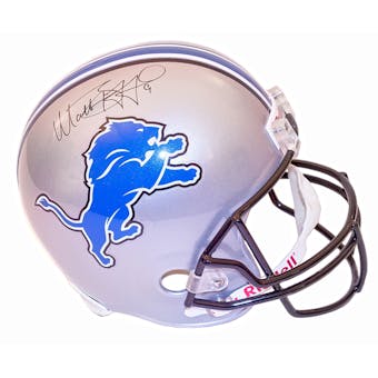 Matthew Stafford Autographed Detroit Lions Full Size Helmet (SI COA & Stafford Holo)