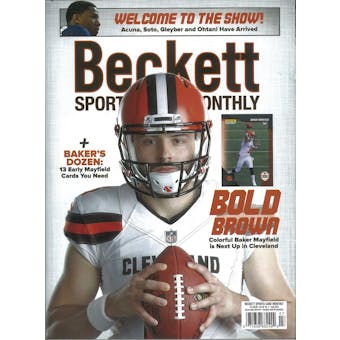 2018 Beckett Sports Card Monthly Price Guide (#400 July) (Baker Mayfield)