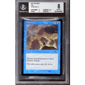 Magic the Gathering Odessey Foil Upheaval BGS 8 (9, 8.5, 9, 7)
