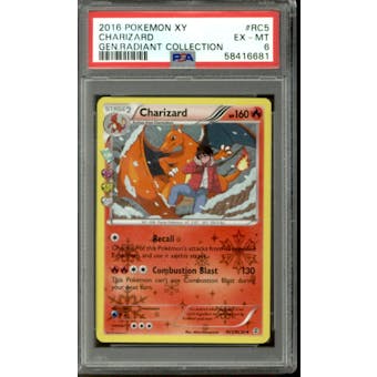 Pokemon Generations Radiant Collection Charizard RC5/RC32 PSA 6