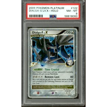 Pokemon Platinum Dialga G LV.X 122/127 PSA 8