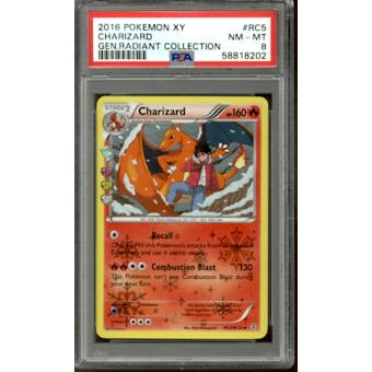 Pokemon Generations Radiant Collection Charizard RC5/RC32 PSA 8