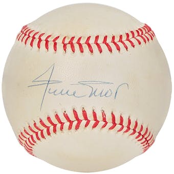 Willie Mays Autographed San Francisco Giants NL Baseball (JSA COA) William D White