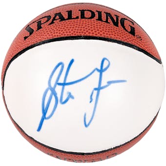 Steve Francis Autographed Houston Rockets Mini Spalding Basketball (Press Pass)