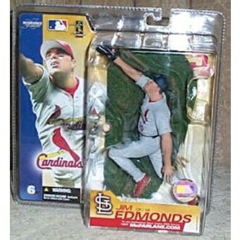 McFarlane Baseball SportsPicks Series 6 Jim Edmonds Cardinals Gray *VARIANT*